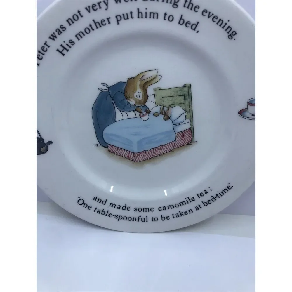 Peter Rabbit Nursery Plate by Wedgwood Plate 7”  - Beatrix Potter